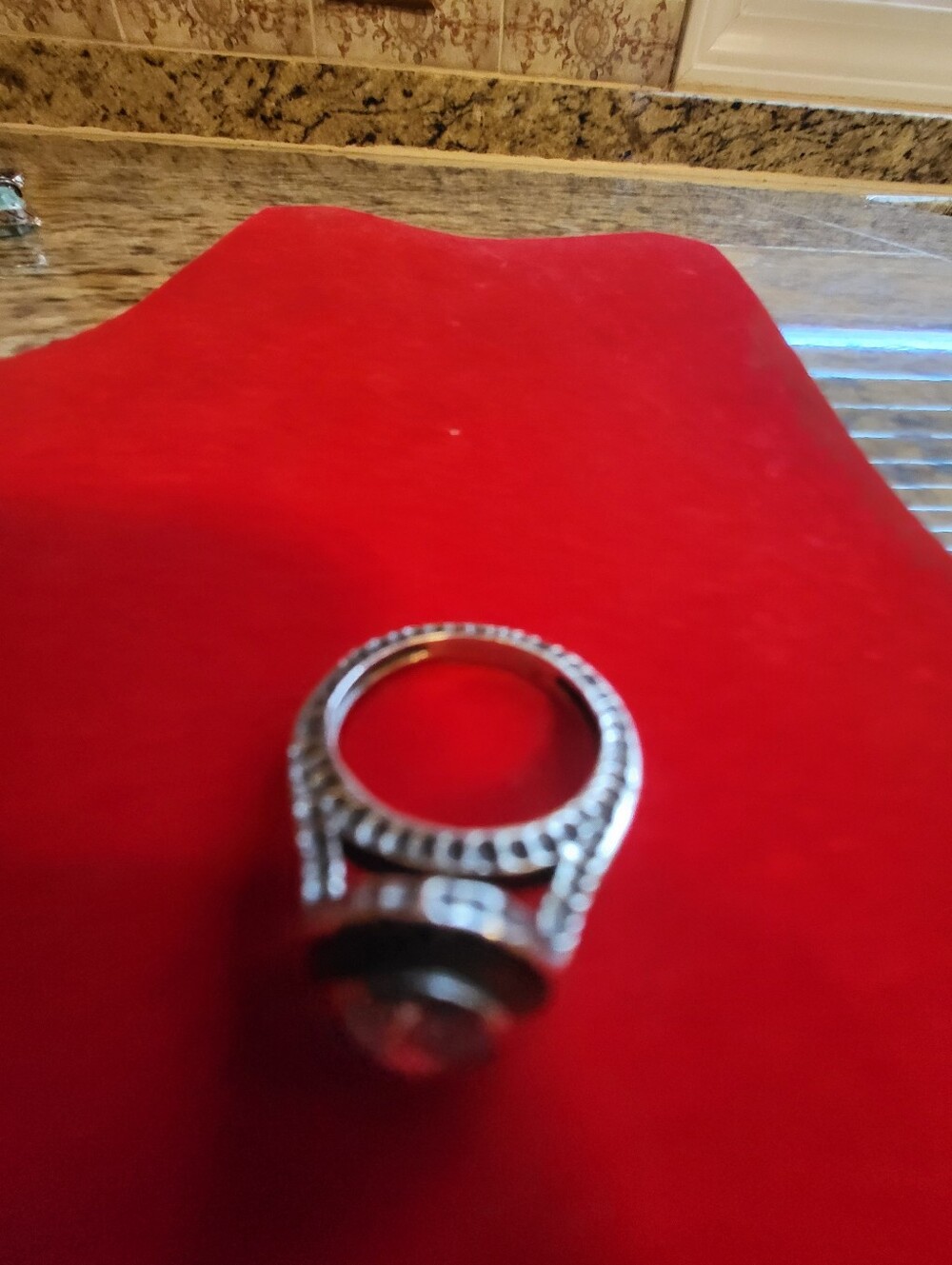 FINAL PRICE Silpada Sterling Size 6 Clear Stone Halo Ring - Women's  Jewelry - Picture 8 of 10